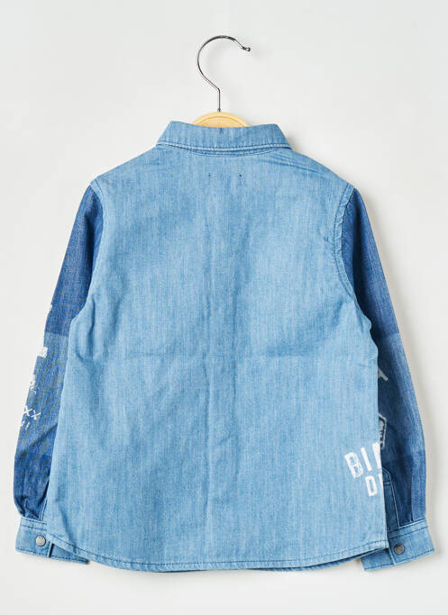 Chemise manches longues bleu IKKS JUNIOR pour garçon