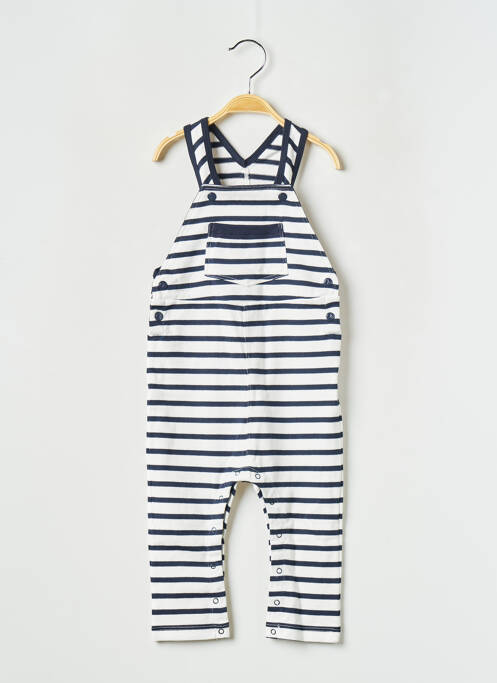 Salopette blanc PETIT BATEAU pour garçon