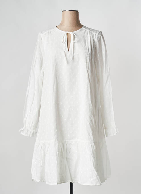 Robe courte blanc SELECTED pour femme
