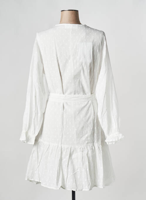 Robe courte blanc SELECTED pour femme