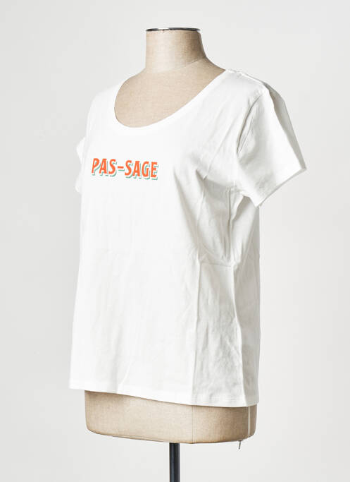T-shirt blanc I.CODE (By IKKS) pour femme