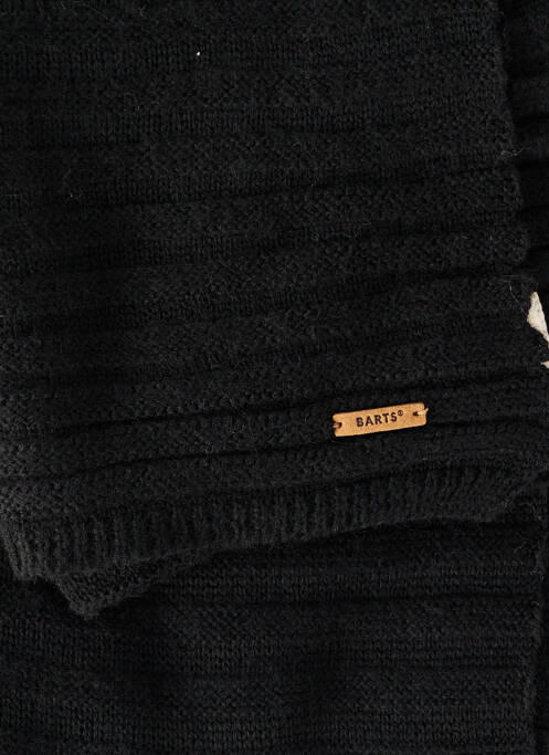 Echarpe noir BARTS pour unisexe