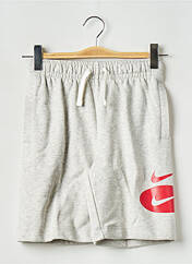 Short gris NIKE pour garçon seconde vue