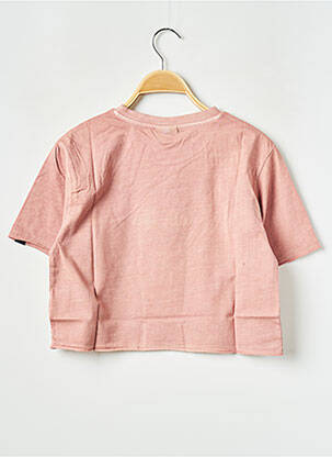 T-shirt col rond rose ELLESSE femme