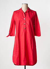 Robe courte rouge LA FEE MARABOUTEE pour femme seconde vue