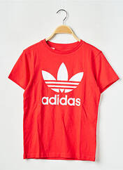T-shirt rouge ADIDAS pour enfant seconde vue