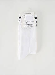 Chaussettes blanc MOTHER SOCKER pour unisexe seconde vue