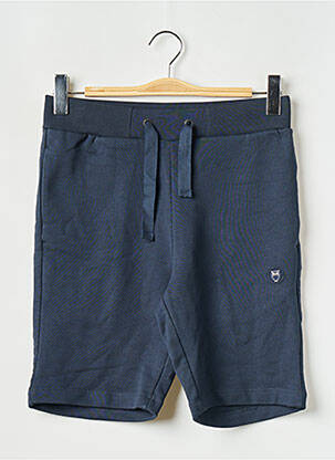 Short bleu KNOWLEDGE COTTON APPAREL homme
