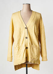 Gilet manches longues jaune VILA pour femme seconde vue