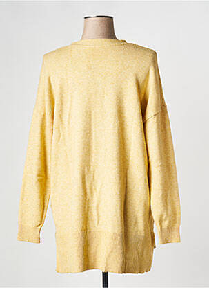 Gilet manches longues col v jaune VILA femme