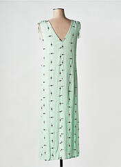 Robe mi-longue vert VILA pour femme seconde vue