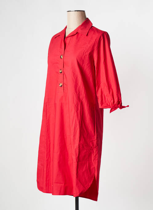 Robe courte rouge LA FEE MARABOUTEE pour femme