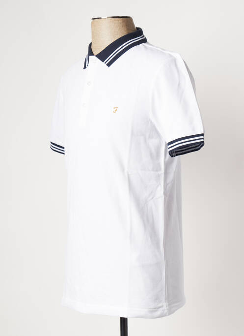 Polo blanc FARAH pour homme