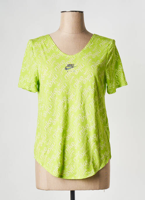 T-shirt vert NIKE pour femme