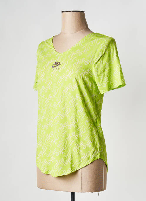 T-shirt vert NIKE pour femme