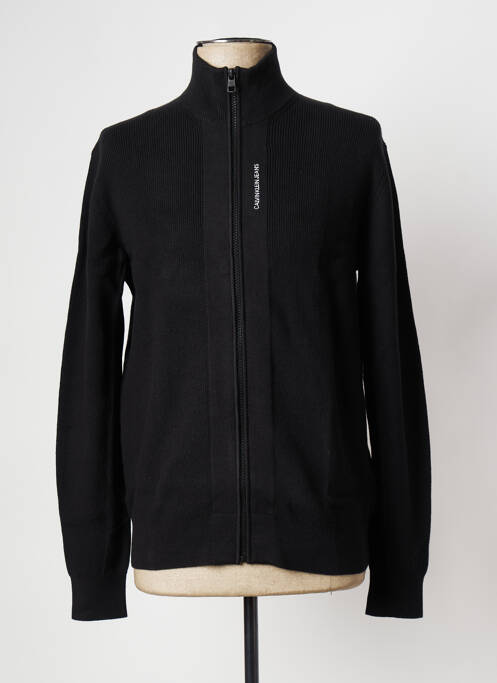 Gilet manches longues noir CALVIN KLEIN pour homme