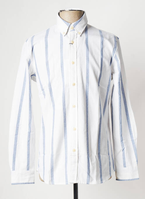 Chemise manches longues bleu SELECTED pour homme