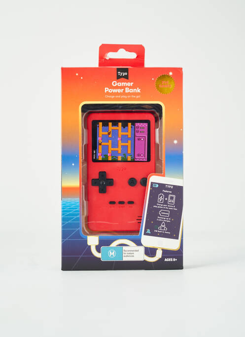 Accessoire divers rouge TYPO pour unisexe