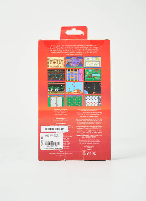 Accessoire divers rouge TYPO pour unisexe