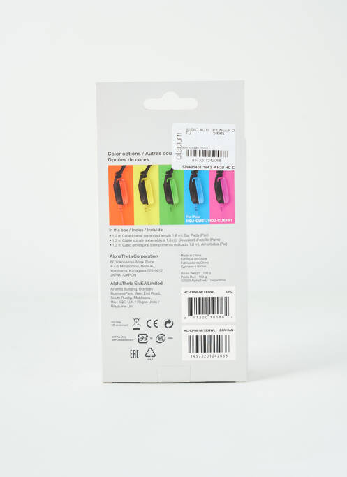 Accessoire divers orange PIONEER DJ pour unisexe