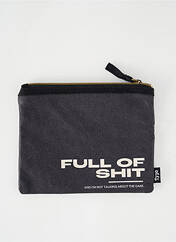 Pochette gris TYPO pour unisexe seconde vue