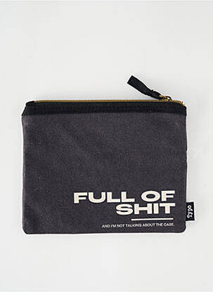 Pochette gris TYPO pour unisexe