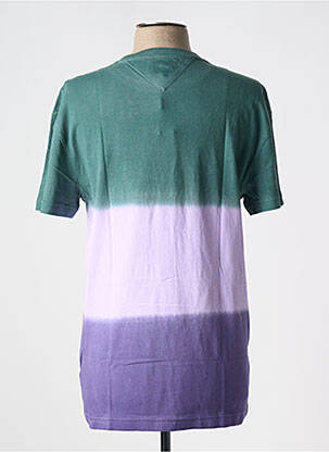 T-shirt col rond violet TOMMY HILFIGER homme