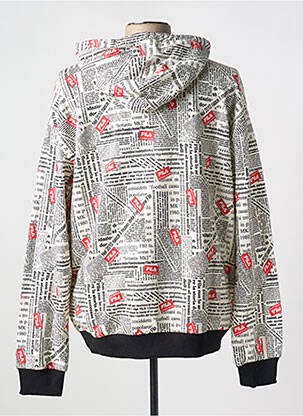 Sweat-shirt col rond beige FILA homme