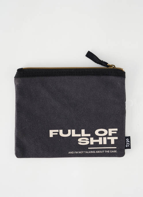 Pochette gris TYPO pour unisexe
