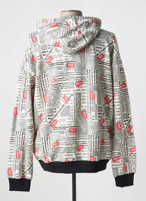 Sweat-shirt beige FILA pour homme