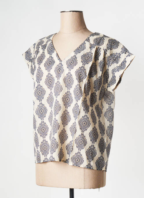 Top beige LA FEE MARABOUTEE pour femme