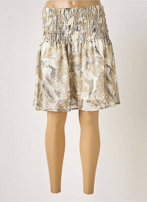Jupe courte beige MSCH COPENHAGEN femme