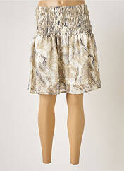 Jupe courte beige MOSS COPENHAGEN pour femme seconde vue