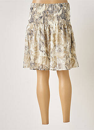 Jupe courte beige MSCH COPENHAGEN femme