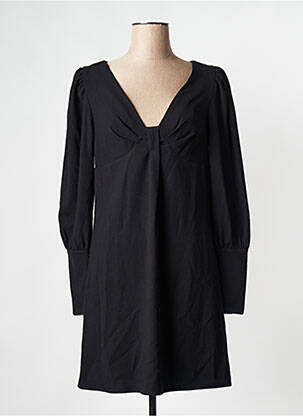 Robe courte col v noir VILA femme