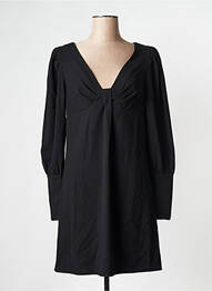 Robe courte col v noir VILA femme