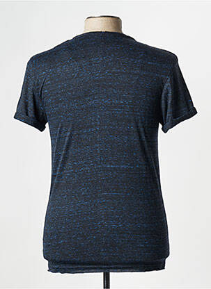 T-shirt bleu ELEVEN PARIS homme