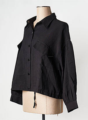 Blouson col v noir ARTLOVE femme