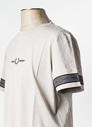 T-shirt gris FRED PERRY homme