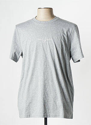 T-shirt gris FRED PERRY pour homme