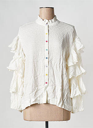 Chemisier blanc WILD femme