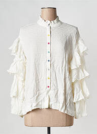 Chemisier blanc WILD femme