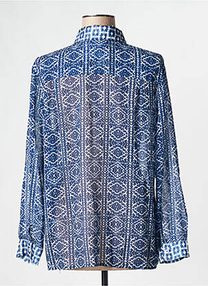 Chemisier bleu LA FEE MARABOUTEE femme