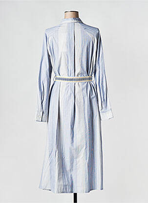 Robe mi-longue col v blanc LA PETITE FRANCAISE femme
