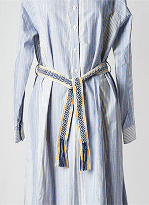 Robe mi-longue col v blanc LA PETITE FRANCAISE femme