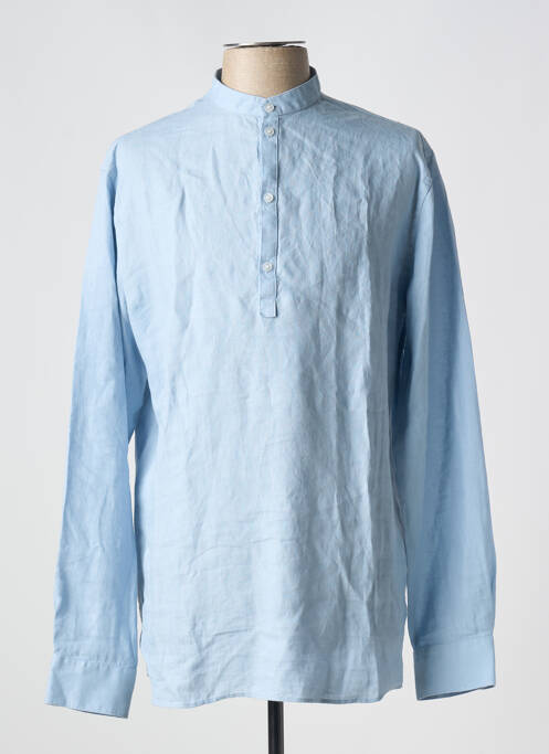 Chemise manches longues bleu SELECTED pour homme