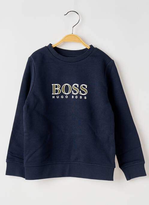 Sweat-shirt bleu HUGO BOSS pour garçon