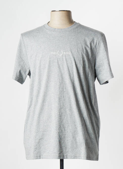 T-shirt gris FRED PERRY pour homme