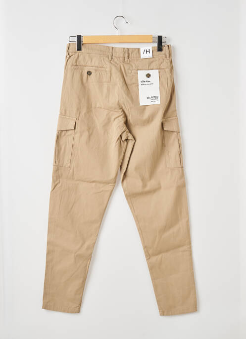 Pantalon cargo beige SELECTED pour homme