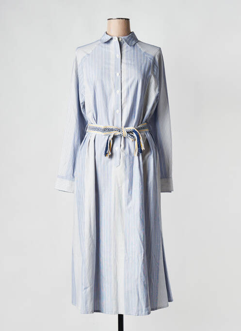 Robe mi-longue blanc LA PETITE FRANCAISE pour femme